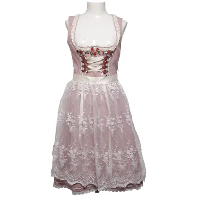 Dirndl (Röd, Vit) från Krüger Madl Bomull, Polyester