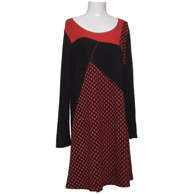 Kjole (Sort, Rød) fra Shape Elastan, Polyester, Viscose
