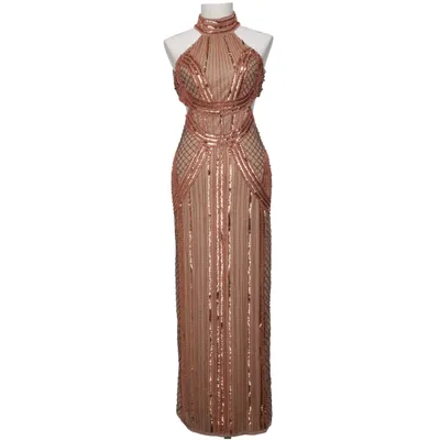 Aftenkjole (Beige) fra ASOS Design Polyester