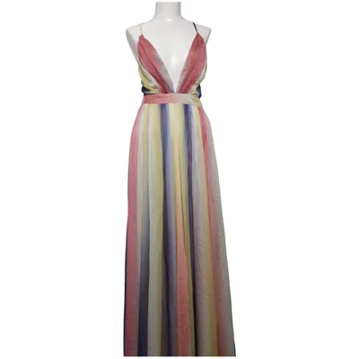 Robe longue (Bleu, Rose, Jaune, Multicolore) de Fashion Nova Polyester
