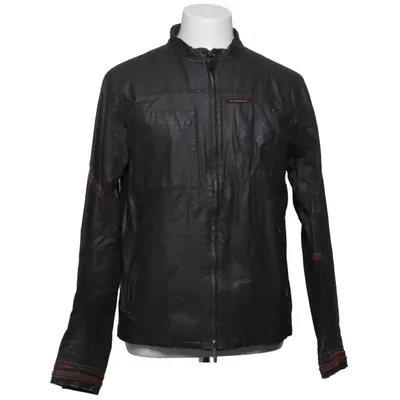 Jacket (Black) from Diesel Cotton, Linen