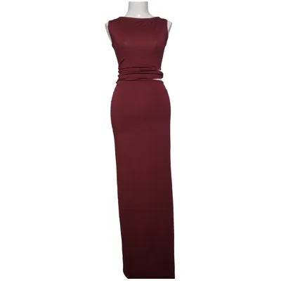 Långklänning (Röd) från ASOS Design Elastan, Polyester