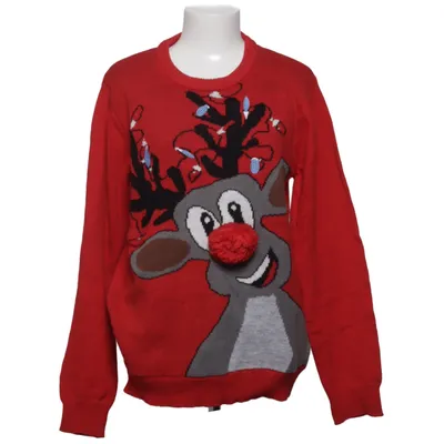 Pull de Noël (Rouge, Multicolore) de Rusta Acrylique