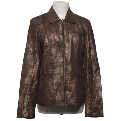 Lederjacke (Braun) von Tribal Leder, Polyester