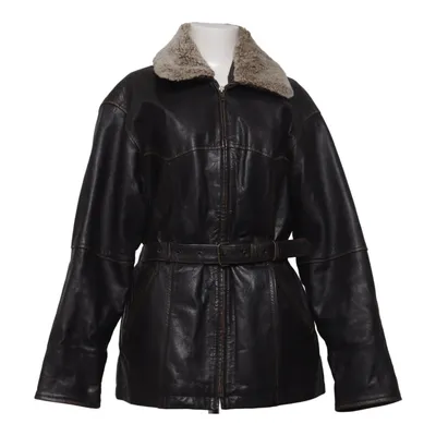 Leather jacket (Brown) from Bissen & Bossen Leather, Polyester