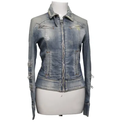 Spijkerjas (Blauw) van Luxury Miss Sixty Katoen, Elastaan