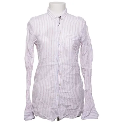 Shirt (White, Pink) from Robert Friedman Linen