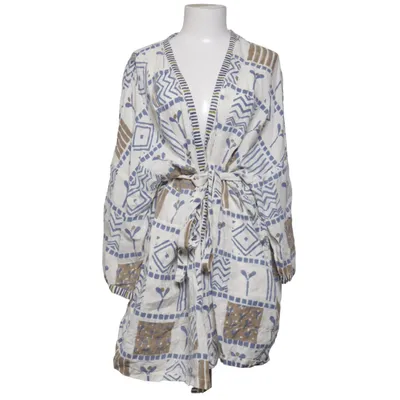 Kimono (Vit, Blå, Brun) från Gudrun Sjödén Linne
