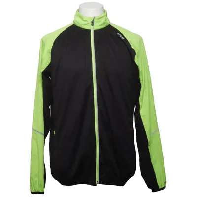 Trainingsjack (Zwart, Groen) van Ozon Running Elastaan, Polyester