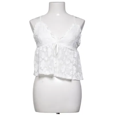 Crop top (Wit) van Shein Elastaan, Polyamide