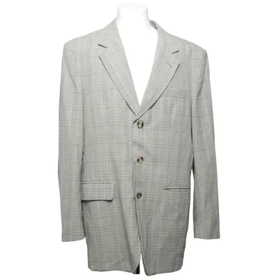 Blazer (Grå, Flerfarvet) fra KappAhl Polyester, Viscose