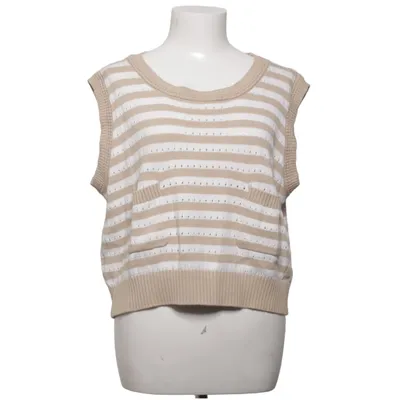 Pull sans manches (Beige, Blanc) de Chaco Coton