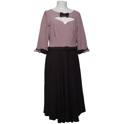 Jurk (Roze, Bruin) van Miss Candyfloss Elastaan, Polyester, Viscose