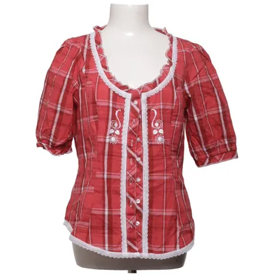 Dirndlbluse (Rot, Weiß) von Esmara Baumwolle