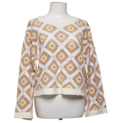 Tröja (Beige, Flerfärgad) från Desigual Akryl, Bomull