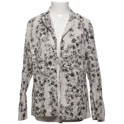 Cardigan (Beige, Zwart) van Almia Linnen