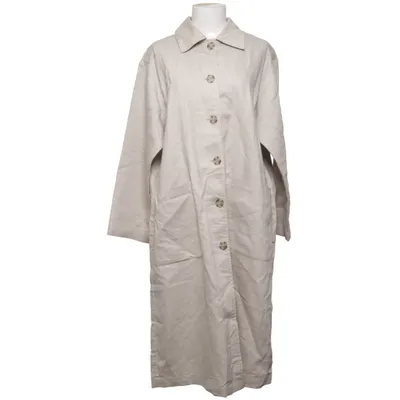 Coat (Beige) from Lindex Cotton, Linen