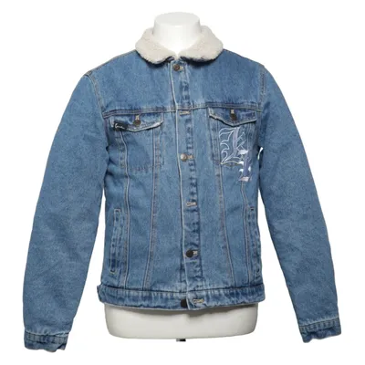 Gevoerde spijkerjas (Blauw, Wit) van Karl Kani Katoen, Polyester