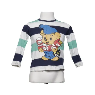 Langærmet t-shirt (Blå, Hvid, Grøn) fra Bamse by Lindex Bomuld