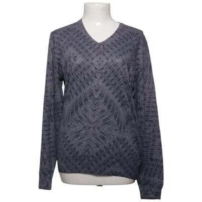 Pull-over (Bleu, Gris) de Wool & Co Coton, Polyester