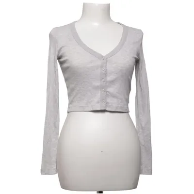 Kofta (Grå) från Stradivarius Bomull, Polyester
