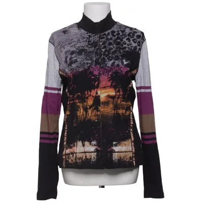 Cardigan (Sort, Flerfarvet) fra Oui Moments Elastan