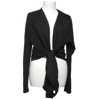 Wrap cardigan (Black) from Me&i Cotton, Modal