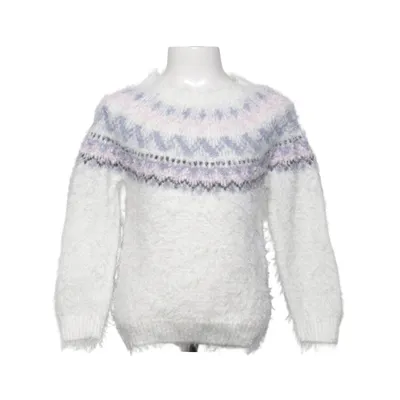 Sweater (White, Pink, Gray) from Young Dimension Acrylic, Polyamide, Polyester