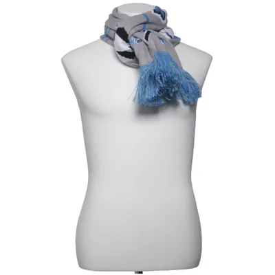 Sjaal (Grijs, Blauw, Wit) van Horizon Acryl, Elastaan