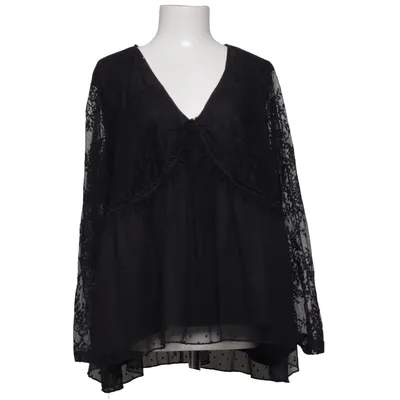 Blouse (Noir) de Lost Ink Polyamide, Polyester