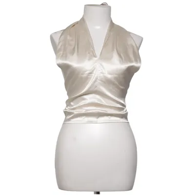 Halterneck top (Beige) fra Bik Bok Elastan, Polyester