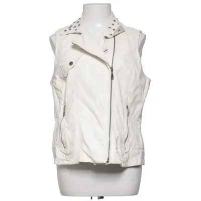 Biker vest (White) from Xside Polyester, Polyurethane