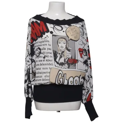 Trui (Wit, Zwart, Rood) van Nicowa Elastaan, Polyester, Viscose