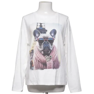 T-shirt à manches longues (Blanc, Multicolore) de Betty & Co Coton