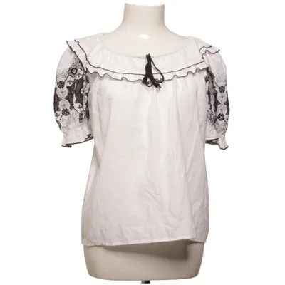Top (Hvid, Sort) fra Sixth Sense Bomuld, Polyester