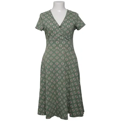Robe portefeuille (Vert, Multicolore) de Blutsgeschwister Coton, Élasthane