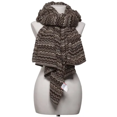 Sjaal (Bruin, Wit, Goud) van Missoni Lindex Acryl, Metallvezel, Viscose, Wol