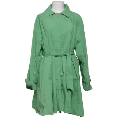 Trench-coat (Vert) de Collection LMK Coton, Polyamide, Polyester