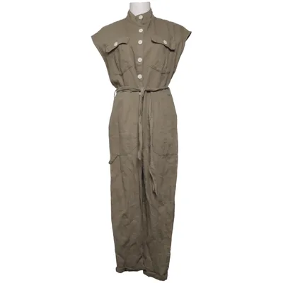 Jumpsuit (Green) from Zara Cotton, Linen