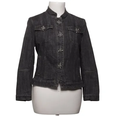 Denim jacket (Gray) from Prêt à Porter Cotton, Elastane, Polyester