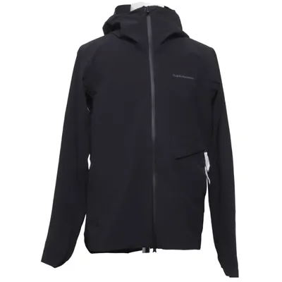 Rain jacket (Black) from Peak Performance Elastane, Polyester, Polyurethane