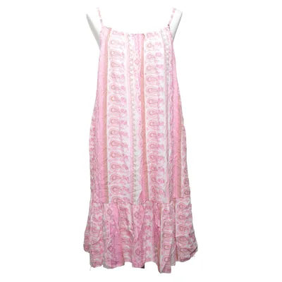 Klänning (Rosa, Vit, Flerfärgad) från Made in italy Elastan, Polyester, Viskos