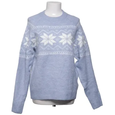 Sweater (Blue, White) from Esmara Acrylic, Elastane, Recycled polyester, Wool