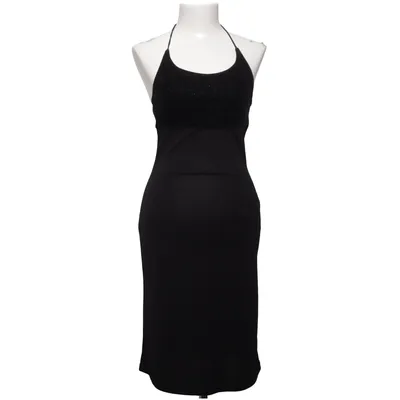 Halterneck dress (Black) from Message Elastane, Polyester