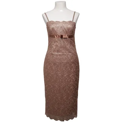 Cocktailklänning (Beige) från Nuance Elastan, Polyester
