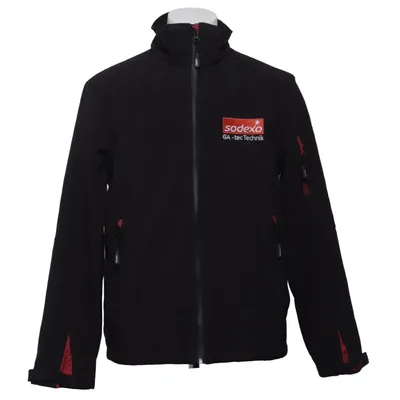 Softshell jacket (Black, Red) from Elysee Elastane, Polyester
