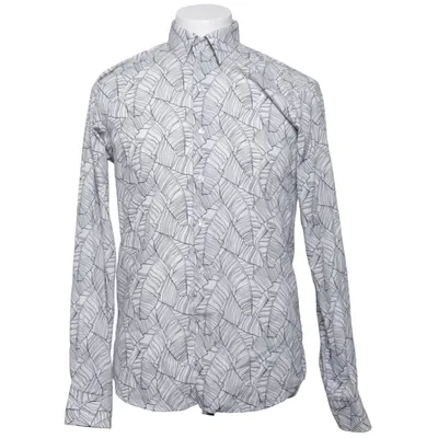 Shirt (White, Blue, Multicolored) from John Henric Cotton