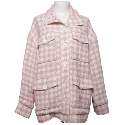Surchemise (Rose, Blanc) de Veronica Virta Acrylique, Coton, Polyester, Viscose, Laine