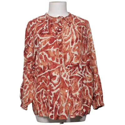 Blouse (Red, Beige) from Yesta Viscose