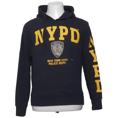 Sweat à capuche (Bleu, Jaune) de NYPD Coton, Polyester